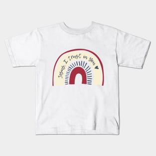 Jesus, I Trust In You // Divine Mercy Kids T-Shirt